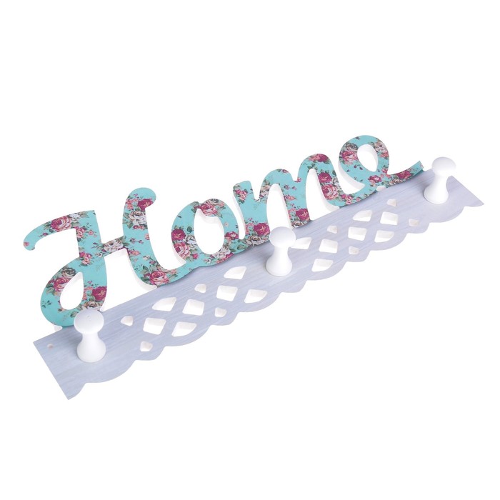 Крючки декоративные дерево "Дом" 16,5х40х5 см