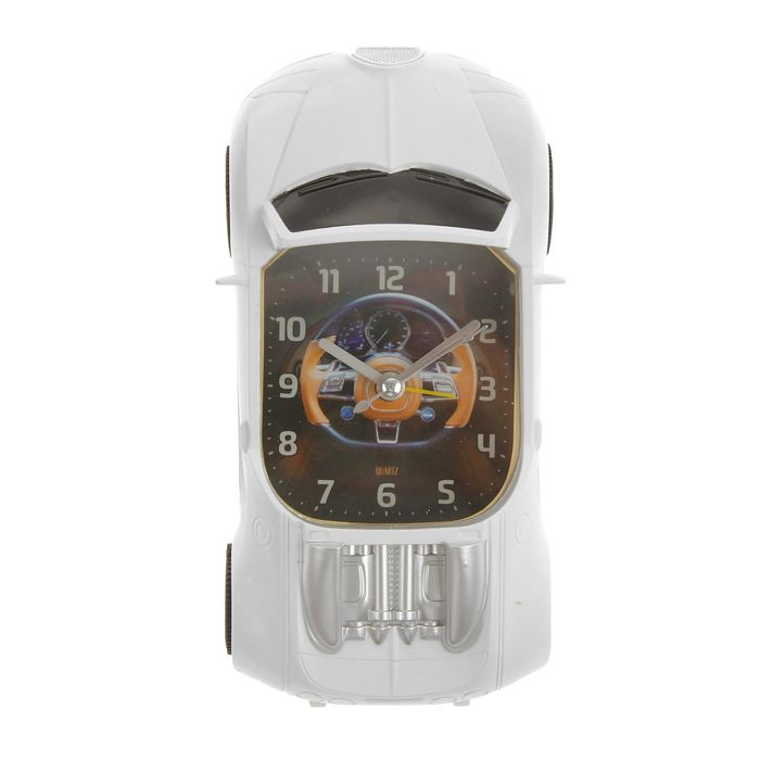 Будильник детский "Машины", 18.5х8.5х6 см, микс