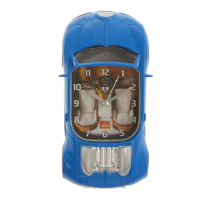 Будильник детский "Машины", 18.5х8.5х6 см, микс