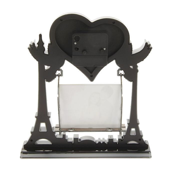 Будильник "Голуби любви" с фоторамкой (см) микс 24*6*25см