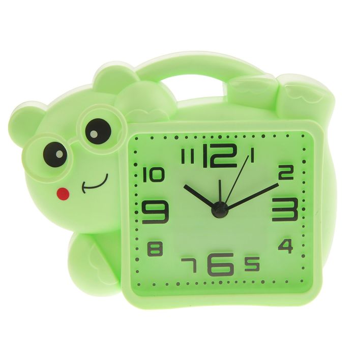 Будильник детский "Животные", 18х14х4.5 см