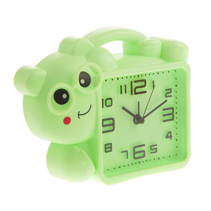 Будильник детский "Животные", 18х14х4.5 см