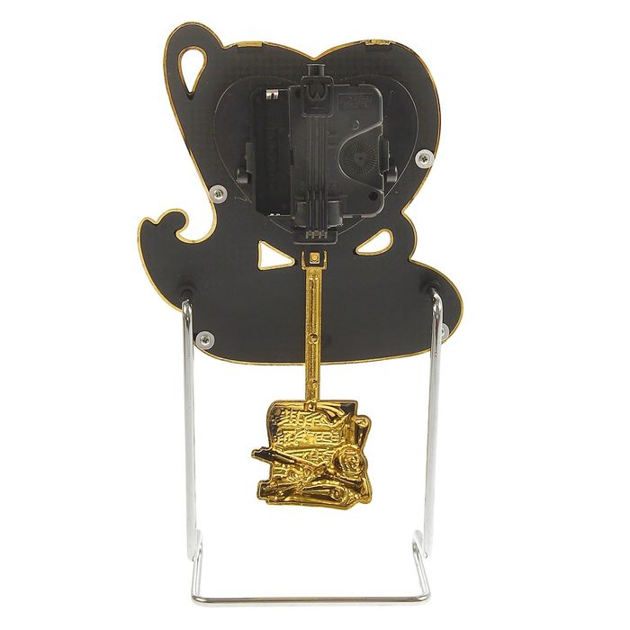 Будильник детский "Лебедь" с маятником, 25х14х6 см