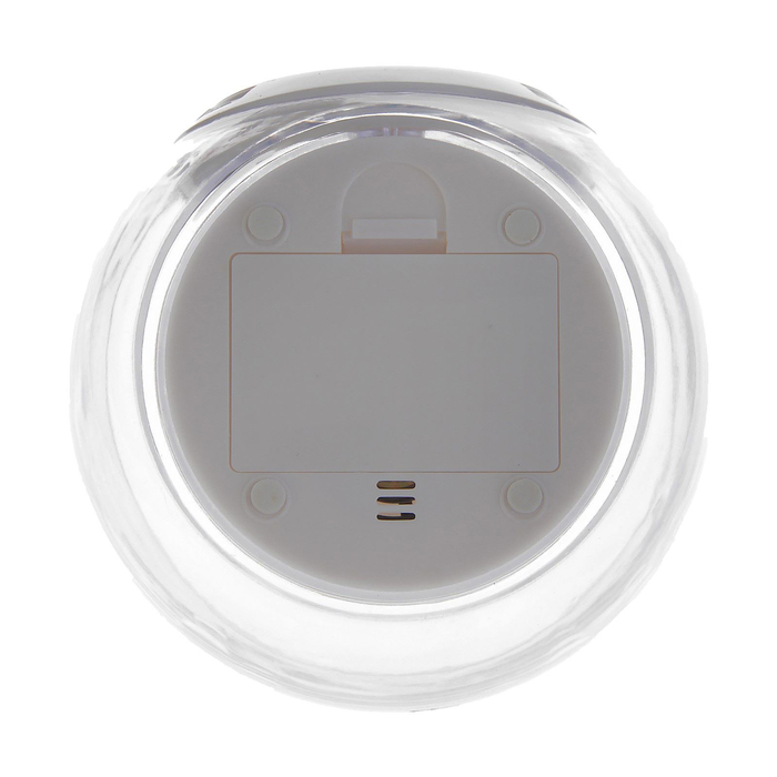 Электронные часы-будильник, 7 подсветок, температура, дата,7 звуков,3ААА, 10*10см