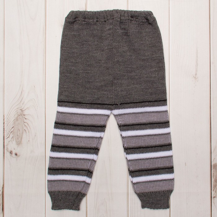 Брюки детские, рост 110 см, цвет серый 91123