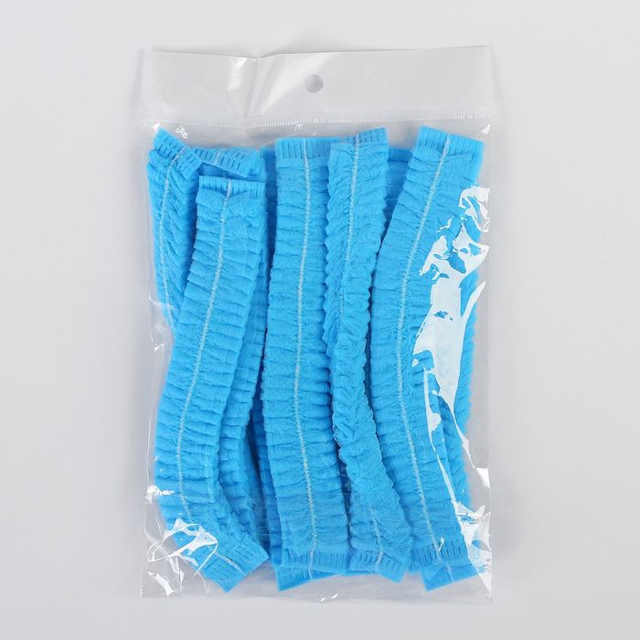 Шапочка "Шарлотта", 10шт, цвет синий