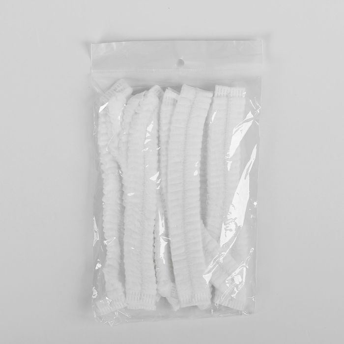 Шапочка "Шарлотта", 10шт, цвет белый