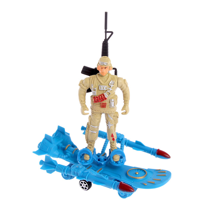 Фигурка солдатика "Специальный агент", с аксессуарами, цвета МИКС