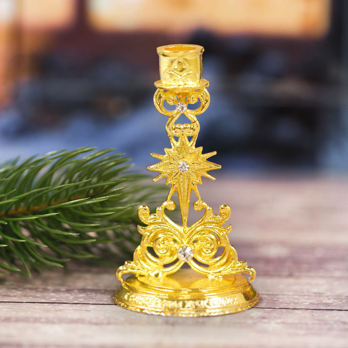 Подсвечник «Вифлеемская звезда», 5,5 х 9 см