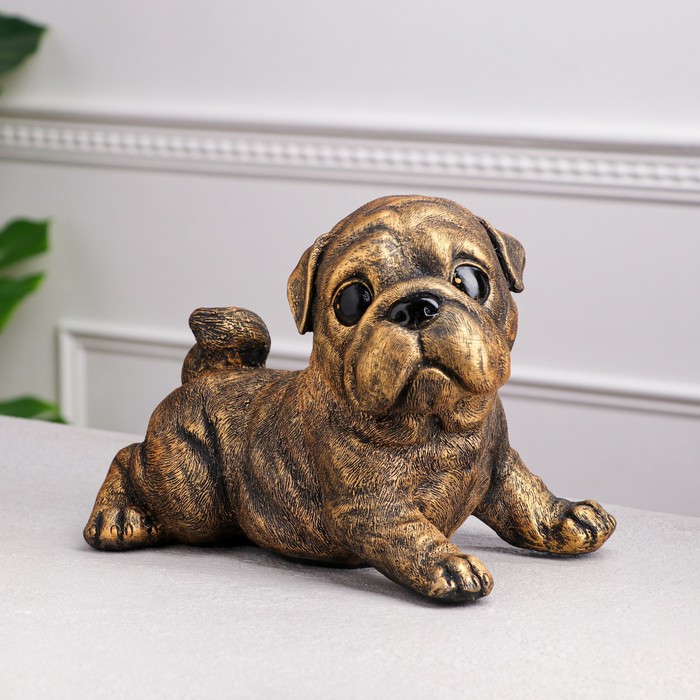 Статуэтка "Мопс" 29*18*22 см бронза