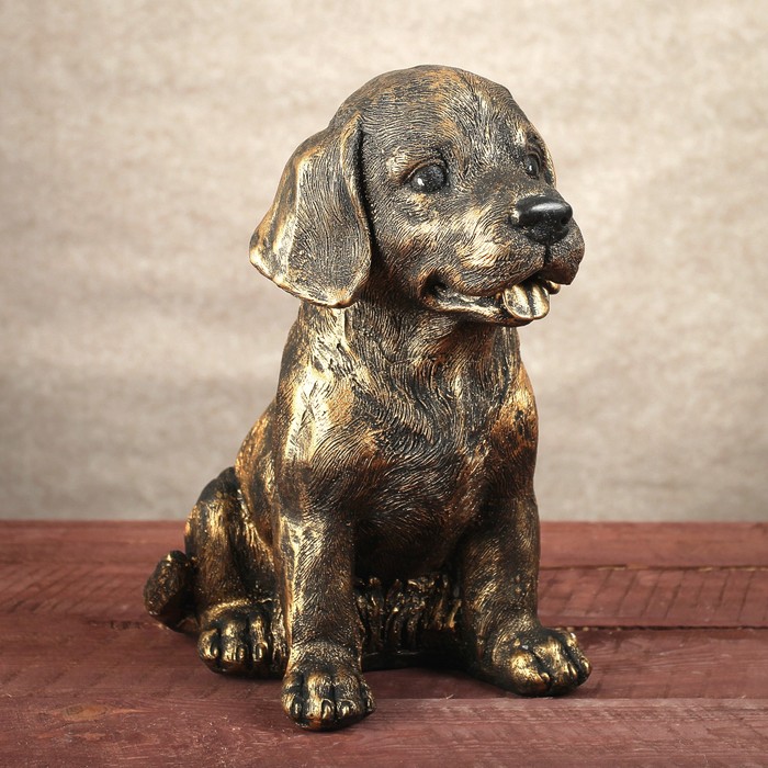 Статуэтка "Щенок"  18*17*22 см   бронза