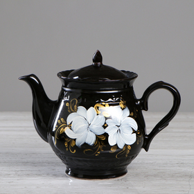 

Чайный набор "Витязь", хохлома, 2 предмета: чайник 1.4 л, сахарница 0.6 л