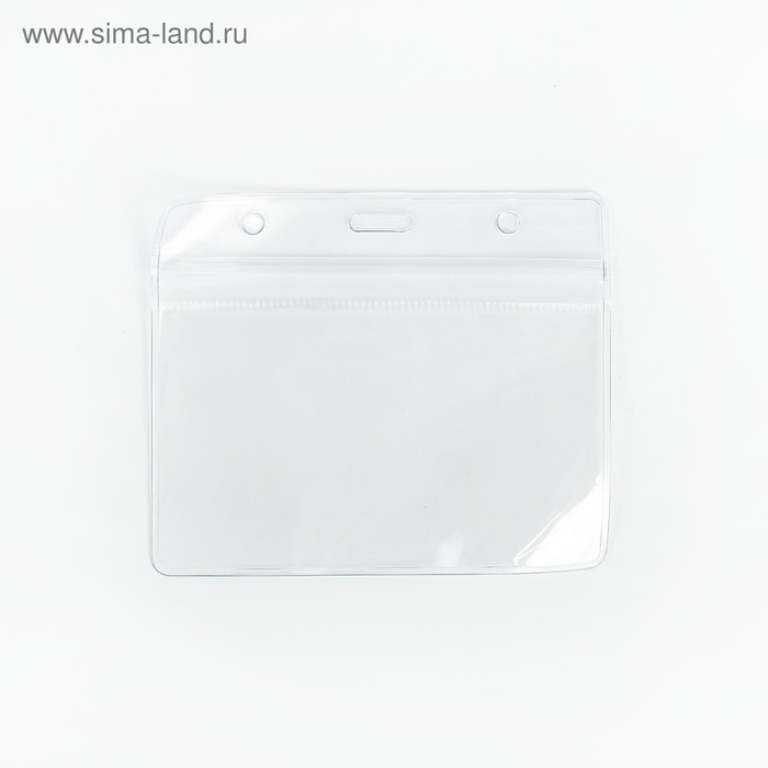 Лента для бейджа ширина-10мм, длина-80см с пластиковым зажимом ЗЕЛЕНАЯ