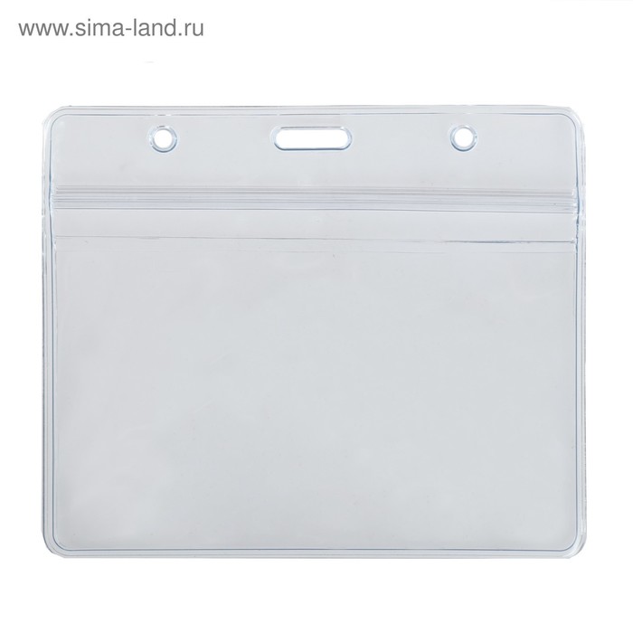 Лента для бейджа ширина-10мм, длина-80см с металлической прищепкой и фиксатором ЧЕРНАЯ