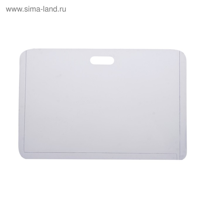 Лента для бейджа ширина-10мм, длина-80см с металлической прищепкой и фиксатором КРАСНАЯ