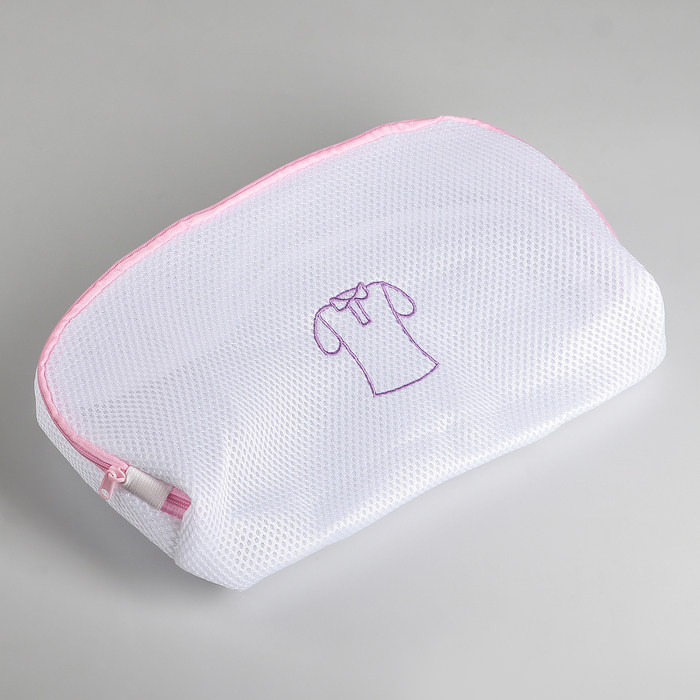 Мешок для стирки, крупная сетка, трехслойная 180 гр. цвет МИКС