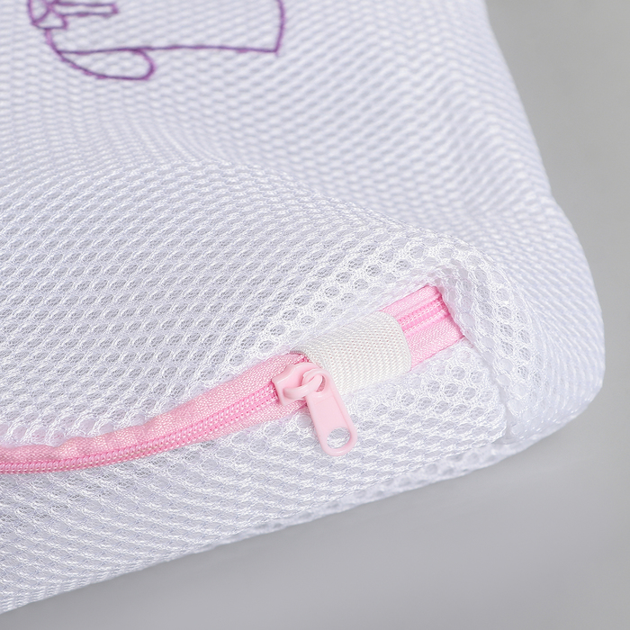 Мешок для стирки, крупная сетка, трехслойная 180 гр. цвет МИКС