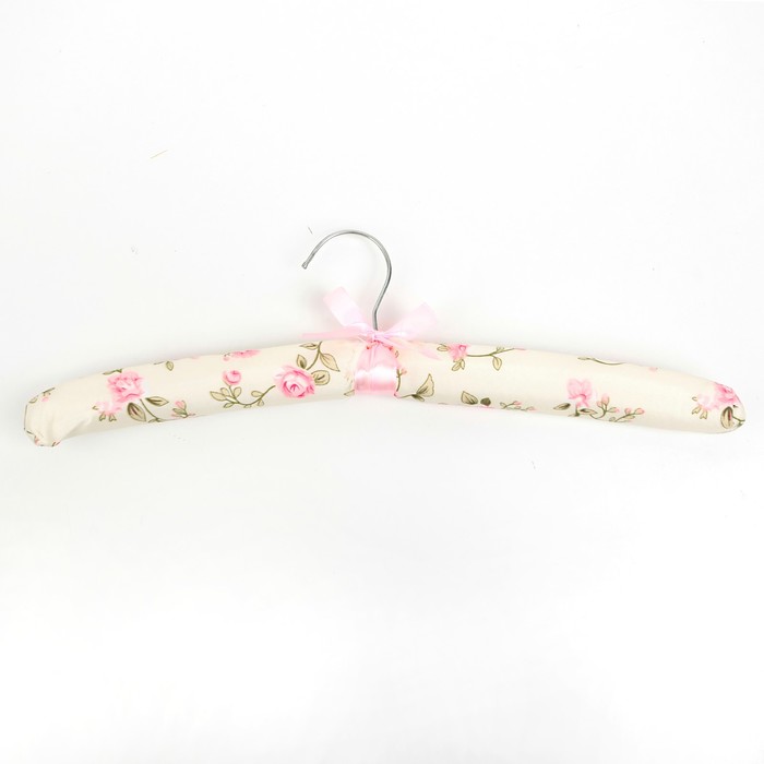 Вешалка мягкая размер 40-42 "Цветочная поляна", цвет МИКС