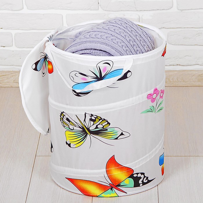 Корзина для игрушек "Бабочки"