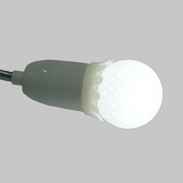 Лампа светодиодная декоративная Шарик d=45 мм, 9 led SMD, БЕЛЫЙ, фасовка 100 штук