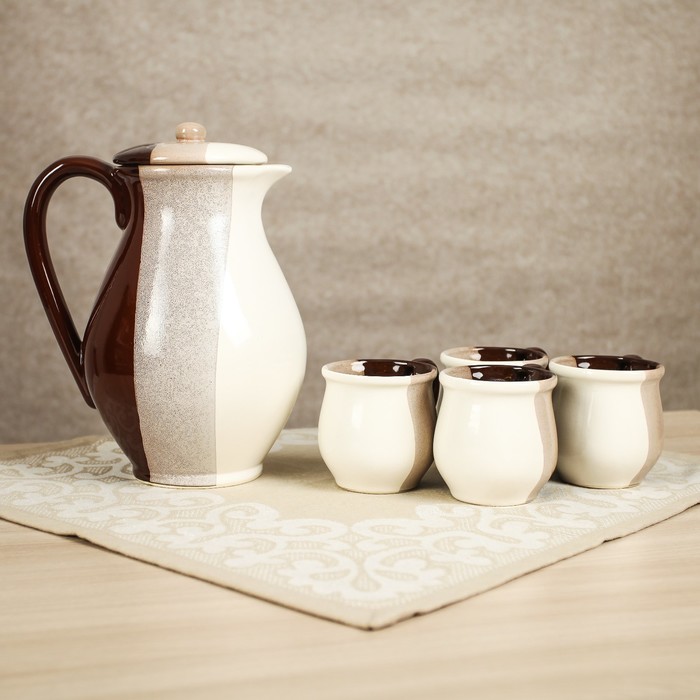 Молочный набор "Иллюзия", шоколадно-белый