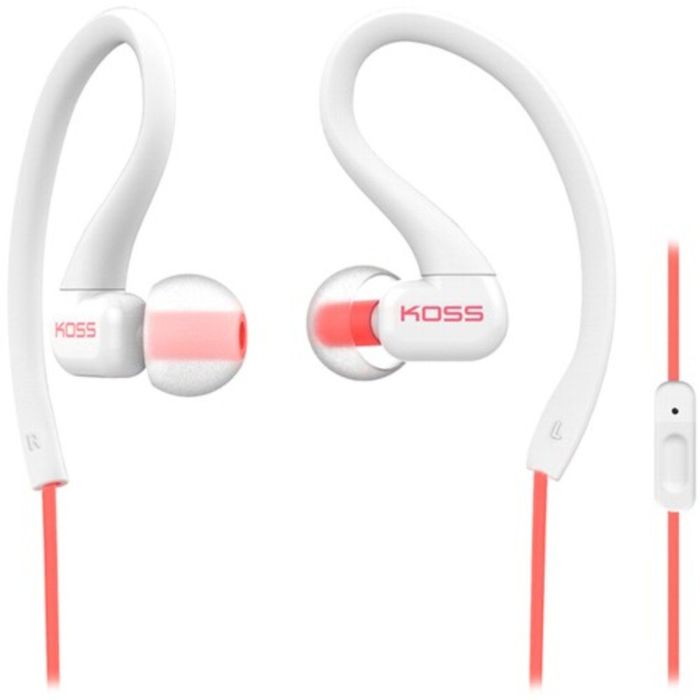 Наушники KOSS KSC32iC Coral, бело-красные