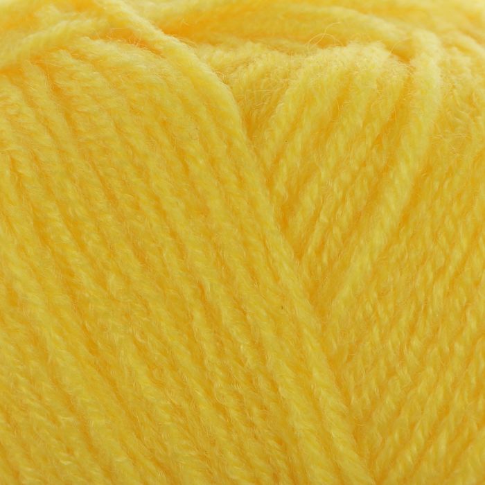 Пряжа "Adelia Maria" 100% акрил 227м/50гр (03 желтый)