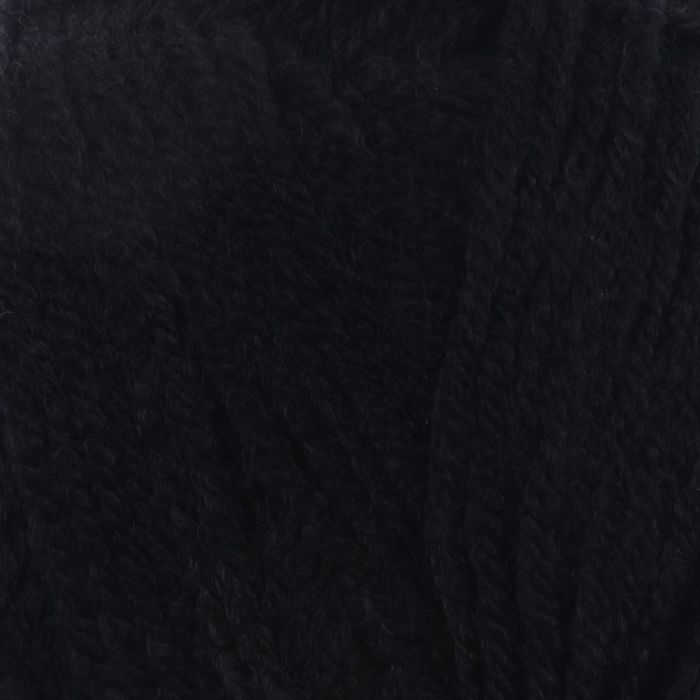 Пряжа "Adelia Maria" 100% акрил 227м/50гр (21 черный)