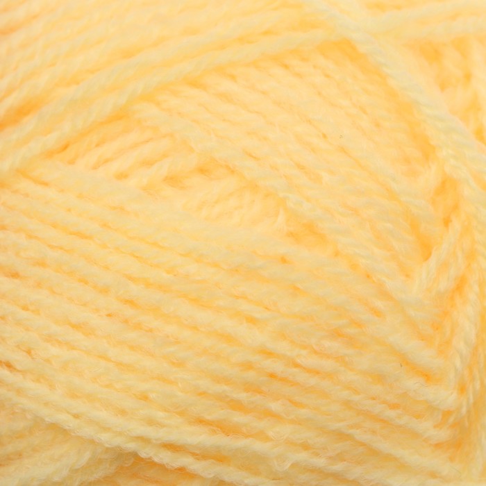 Пряжа "Adelia Natali" 100% акрил 300м/50гр (02 желтый)