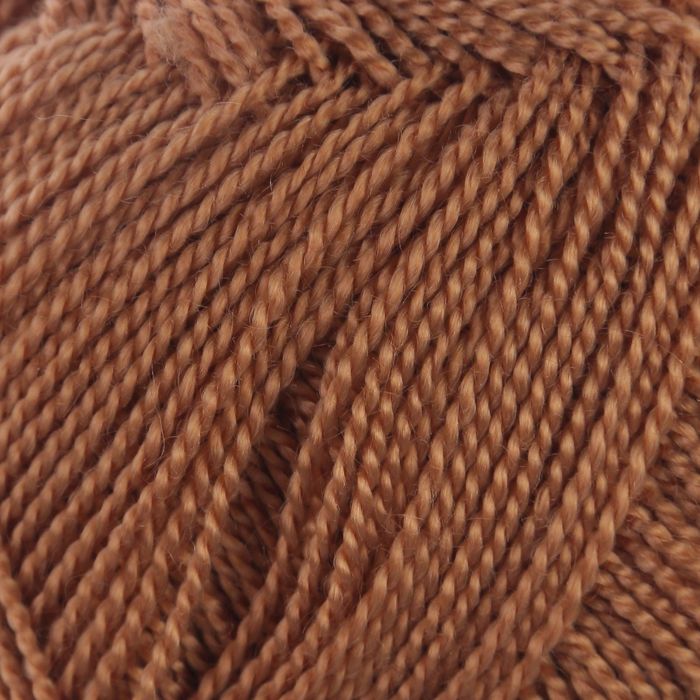 Пряжа "Adelia Aura" 100% акрил 250м/50гр (025 св.коричневый)