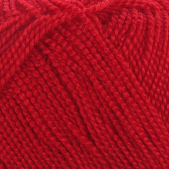 Пряжа "Adelia Aura" 100% акрил 250м/50гр (038 красный)