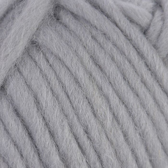 Пряжа "Adelia Benny" 100% шерсть 96м/100гр (723 св.серый (меланж)