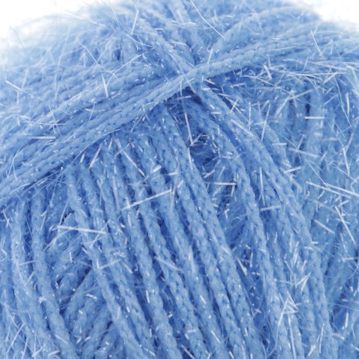 Пряжа "Adelia Brilliant" 100% полиэстер 90м/50гр (39 св.голубой)