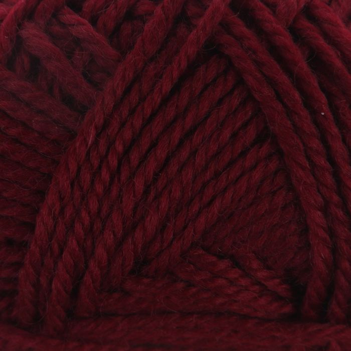 Пряжа "Adelia Fiona" 50% шерсть, 50% акрил 90м/50гр (230 бордовый)