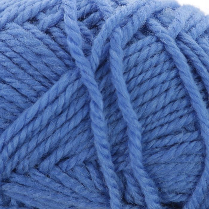 Пряжа "Adelia Fiona" 50% шерсть, 50% акрил 90м/50гр (330 яр.голубой)