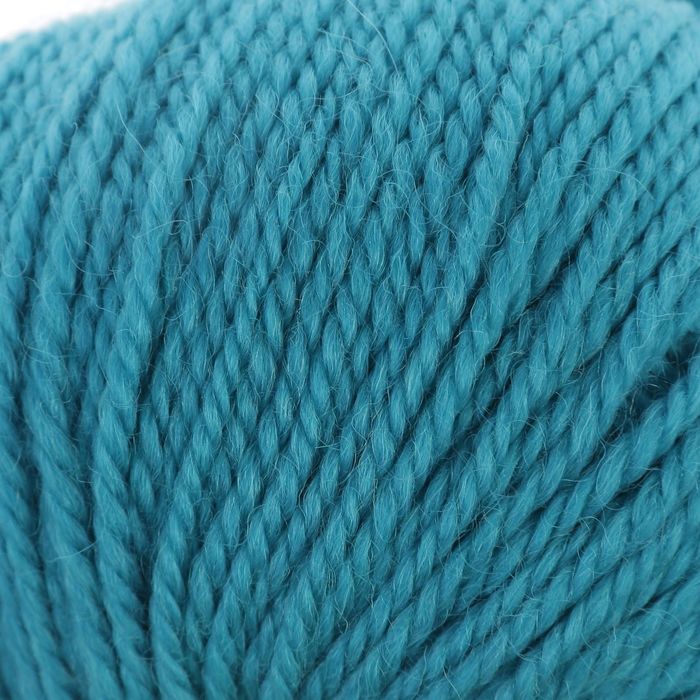 Пряжа "Adelia Fiona" 50% шерсть, 50% акрил 90м/50гр (450 бирюзовый)