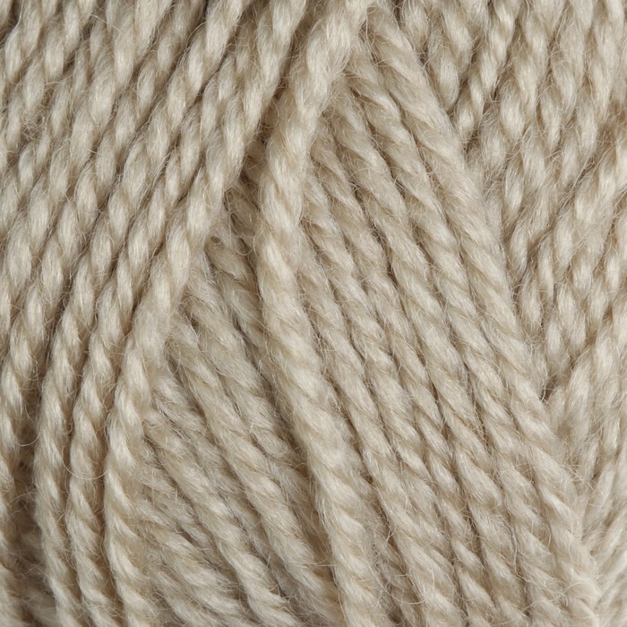 Пряжа "Adelia Fiona" 50% шерсть, 50% акрил 90м/50гр (500 бежевый)