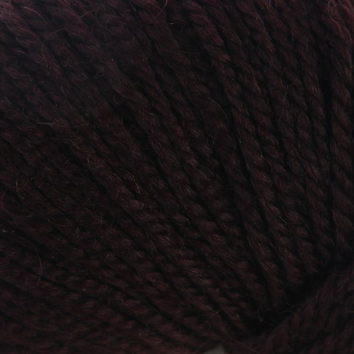 Пряжа "Adelia Fiona" 50% шерсть, 50% акрил 90м/50гр (531 т.коричневый)