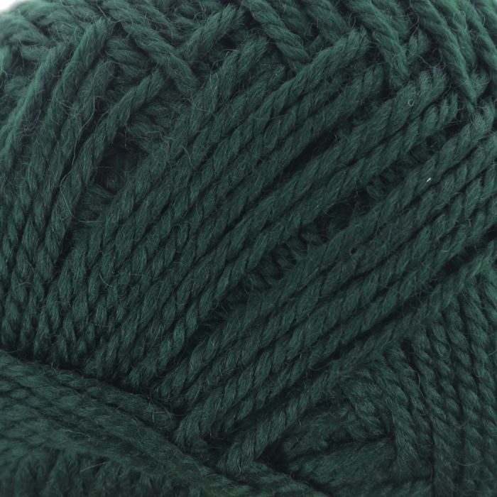 Пряжа "Adelia Fiona" 50% шерсть, 50% акрил 90м/50гр (631 т.зеленый)