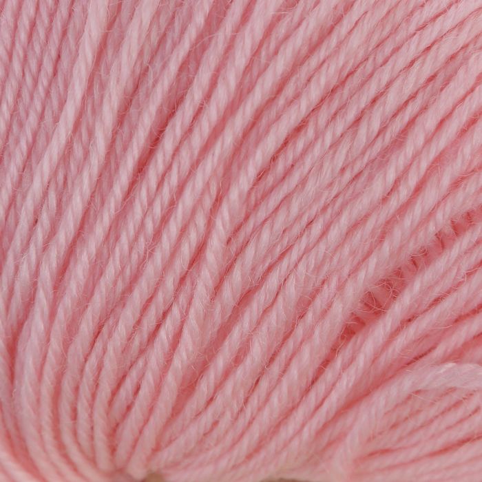 Пряжа "Adelia Claire" 50% шерсть, 50% акрил 138м/50гр (201 св.розовый)