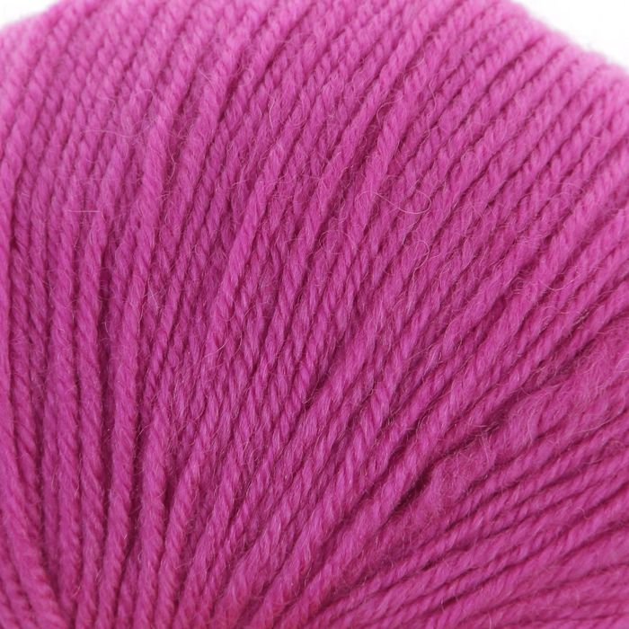 Пряжа "Adelia Claire" 50% шерсть, 50% акрил 138м/50гр (206 яр.сиренево-роз)