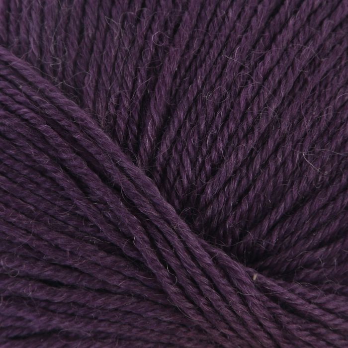 Пряжа "Adelia Claire" 50% шерсть, 50% акрил 138м/50гр (258 серо-фиолет)