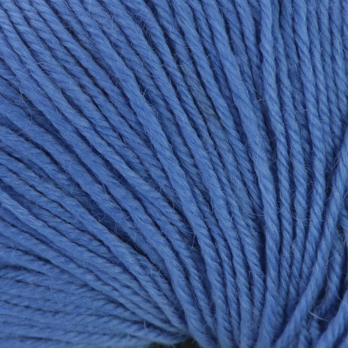 Пряжа "Adelia Claire" 50% шерсть, 50% акрил 138м/50гр (309 яр.голубой)