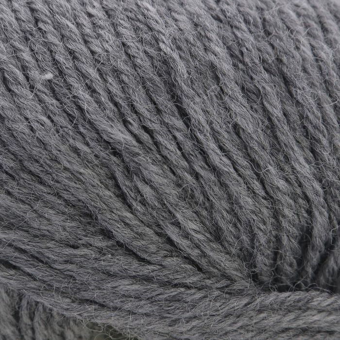 Пряжа "Adelia Dina" 100% шерсть 100м/50гр (19 серый)