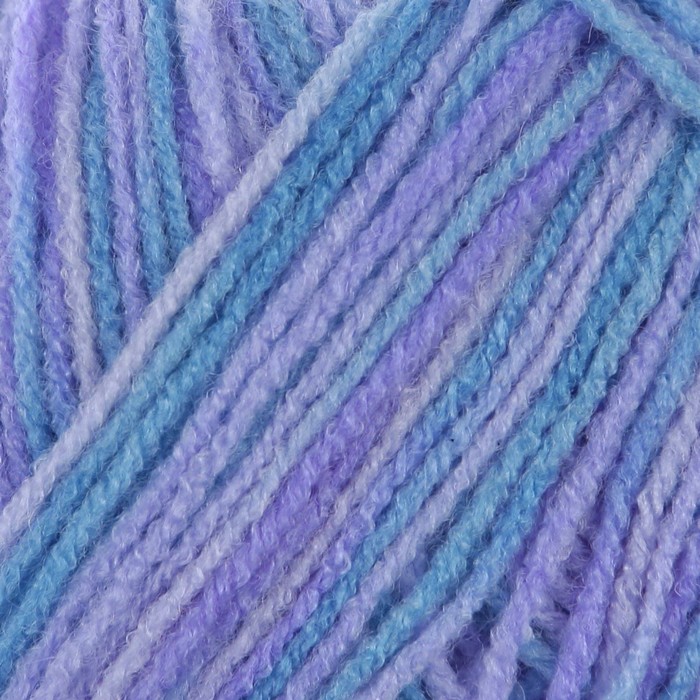 Пряжа "Adelia Jane" 100% акрил 227м/50гр (08 т.голубой-голубой)