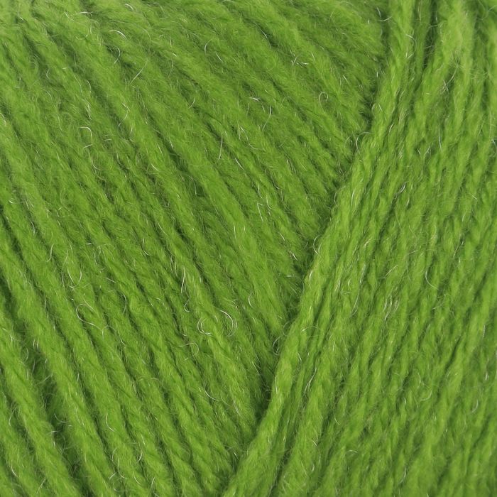 Пряжа "Adelia Nicole" 90% акрил, 10% нейлон 245м/100гр (16 яр.зеленый)