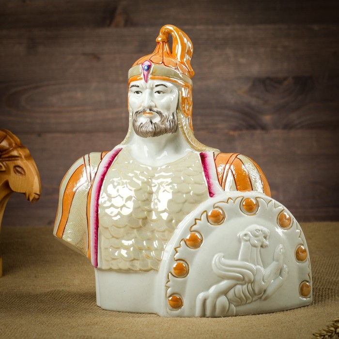 Сувенир "Карасай батыр" фарфор, ручная работа