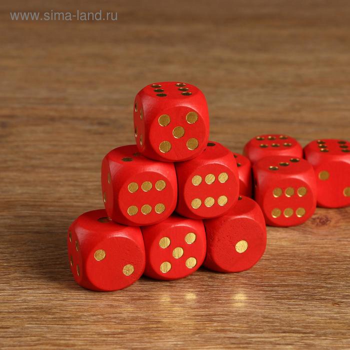 

Кости игральные, 3 х 3 см, фасовка 50 шт