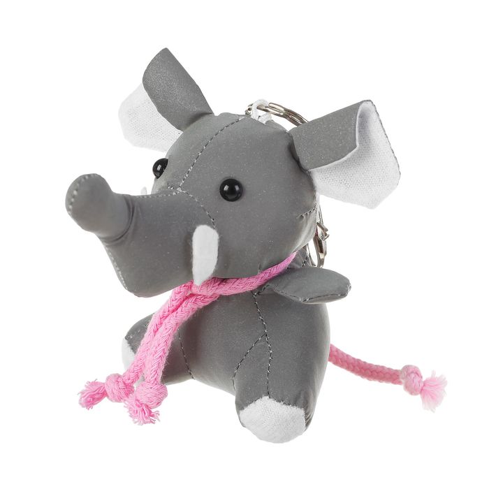 Светоотражающая игрушка "Слоник", на брелке