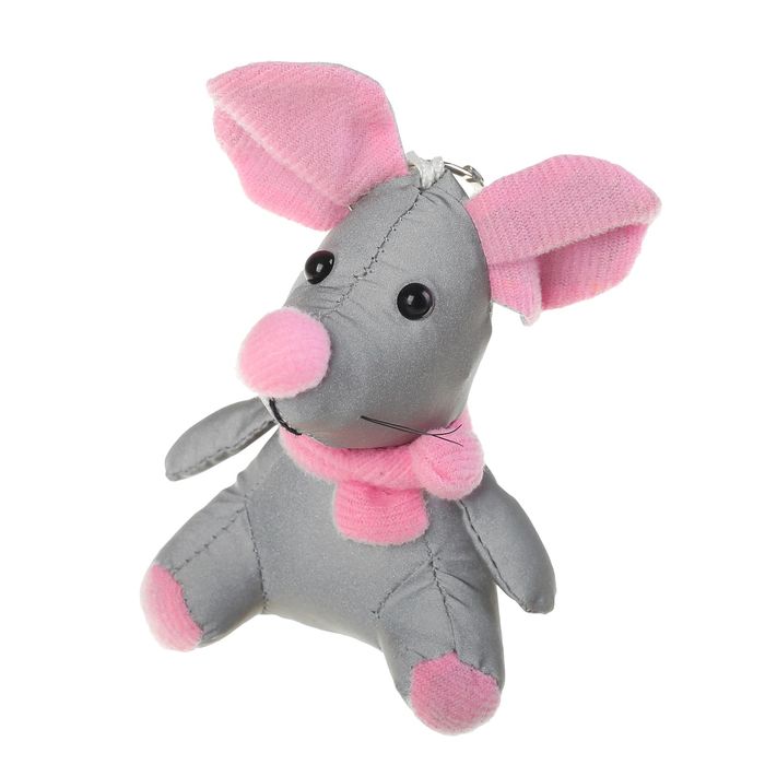 Светоотражающая игрушка "Мышка", на брелке